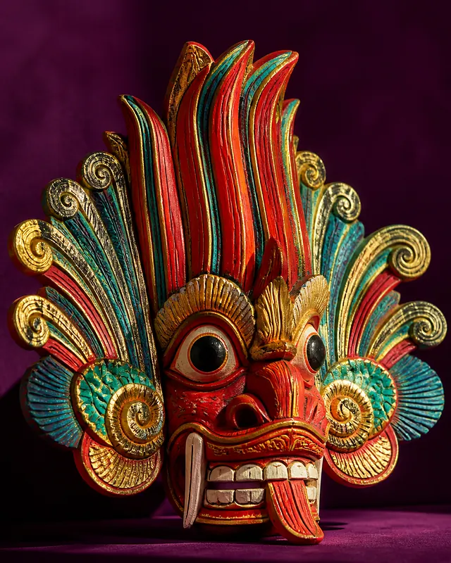 Naga Raksha Mask, 18"